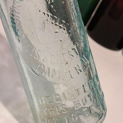 Lot 48: Amber, Green, Aqua Antique Bottles