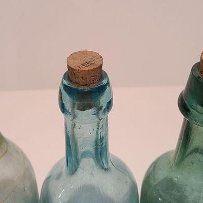 Lot 49B: Rare Spa bottle,  Amber Swirls Dyottville, McCrudden Glassworks 