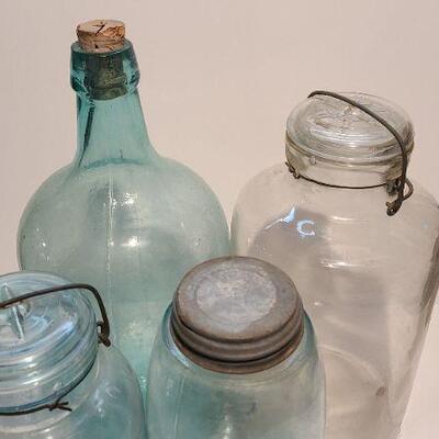 Lot 188: Large Antique Mason/Atlas Jars
