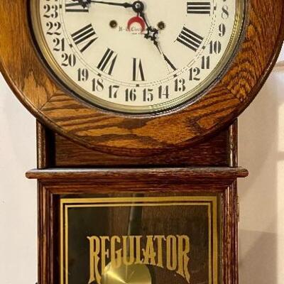 Lot 170: Vintage Regulator Clock