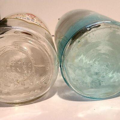 Lot 190A:  Antique Dairy Bottles, Root Masons, Clayton NJ Mason Jars White House and More
