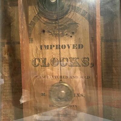 Lot 171: Vintage R&I Atkins Clock Bristol Conn