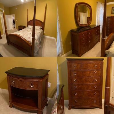 4-piece Queen Bedroom Suite - Like New 