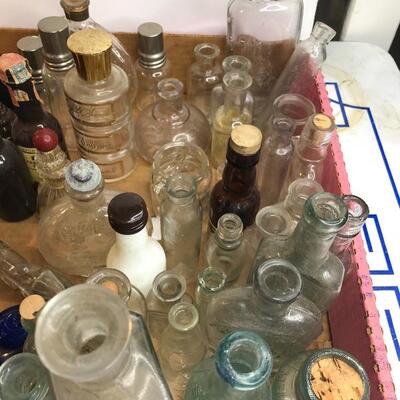 Lot 196:  Large lot Antique Miniature Bottles (add pics)