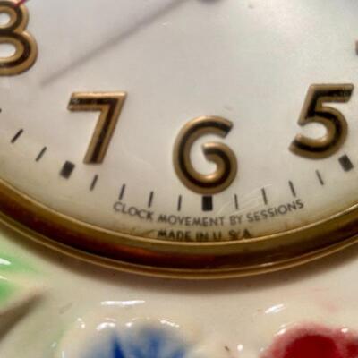 Lot 174: Vintage Porcelain clocks 