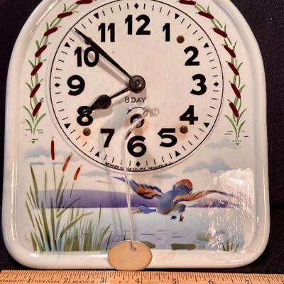 Lot 174: Vintage Porcelain clocks 