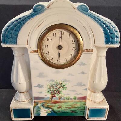 Lot 174: Vintage Porcelain clocks 