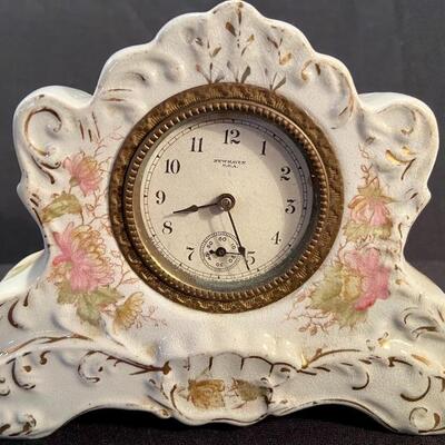 Lot 174: Vintage Porcelain clocks 