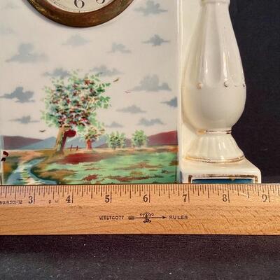 Lot 174: Vintage Porcelain clocks 