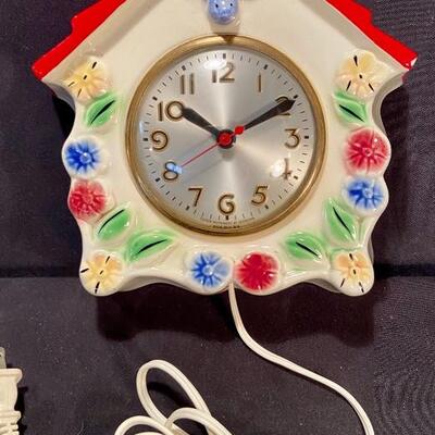 Lot 174: Vintage Porcelain clocks 