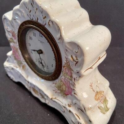 Lot 174: Vintage Porcelain clocks 