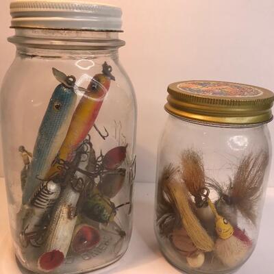 Lot 200:  Vintage Fishing Reels, Lures & Bell