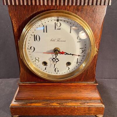 Lot 177: Antique Seth Thomas clock 