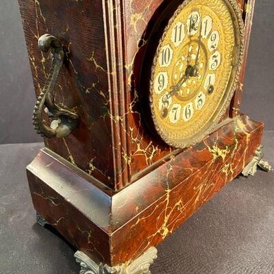 Lot 178: Gilbert Tuxedo Clock