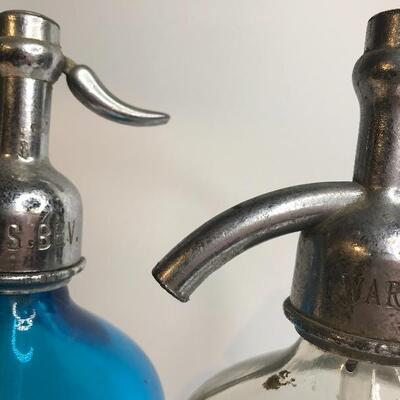Lot 202:  Antique Seltzer Bottles