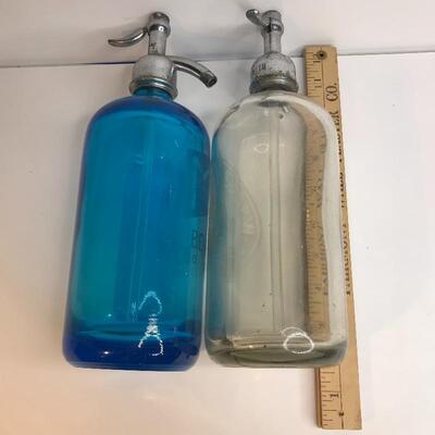 Lot 202:  Antique Seltzer Bottles