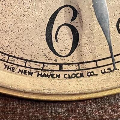 Lot 181: Vintage New Haven Clock and more