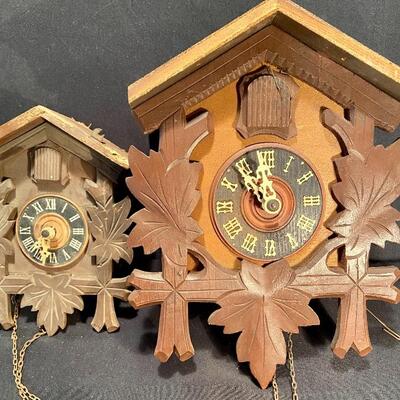 Lot 182: Vintage Coo Coo clocks 
