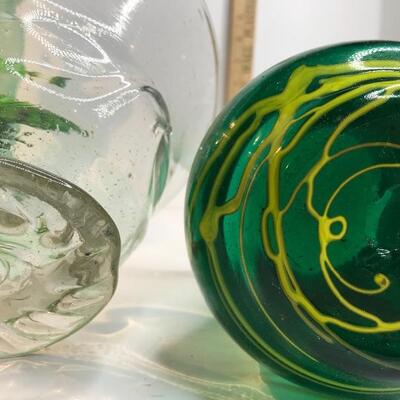 Lot 205:  Colorful Hand Blown Glass