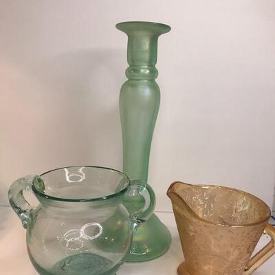 Lot 205:  Colorful Hand Blown Glass