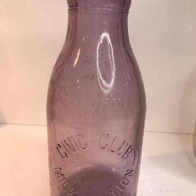 Lot 212:   Vintage Milk Bottles