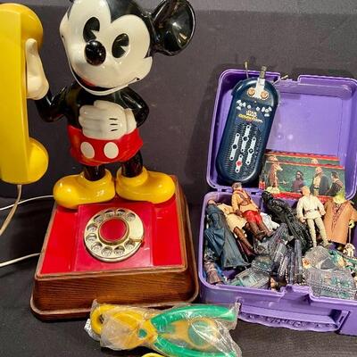 Lot 183: Vintage Mickey phone, Star Wars and more 