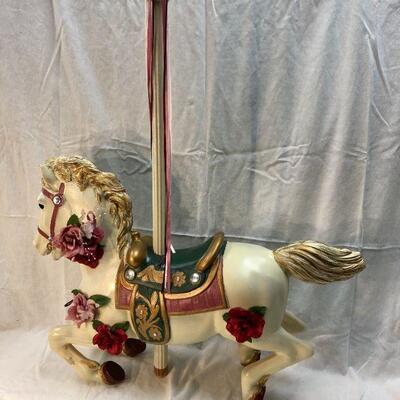 Decorative 36" Plastic Carousel Horse  YD#020-1220-00146