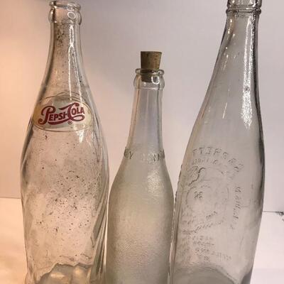 Lot 218:  Vintage Soda Bottles