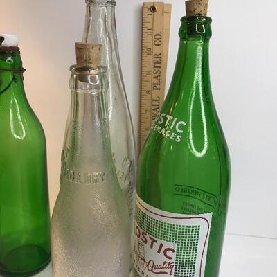 Lot 218:  Vintage Soda Bottles