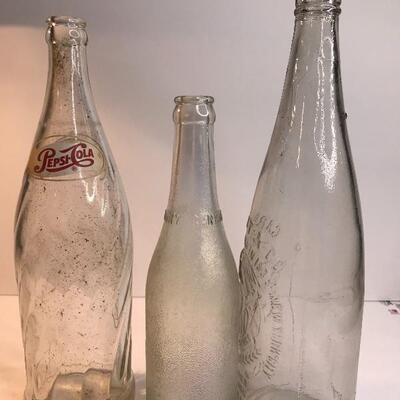 Lot 218:  Vintage Soda Bottles