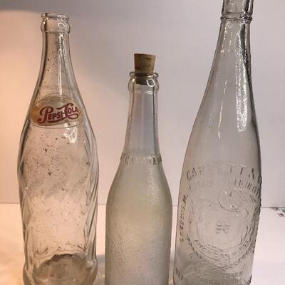 Lot 218:  Vintage Soda Bottles