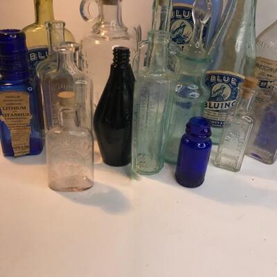 Lot 219:  Antique Medicine/ Advertising Bottles