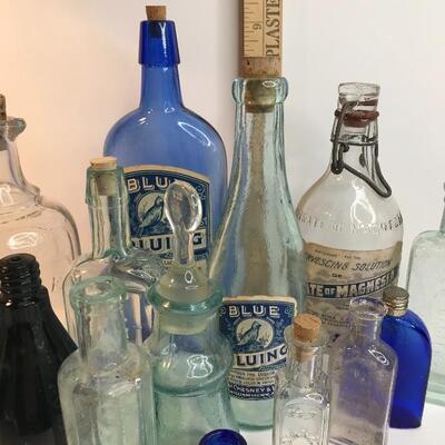 Lot 219:  Antique Medicine/ Advertising Bottles