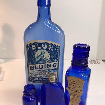 Lot 219:  Antique Medicine/ Advertising Bottles