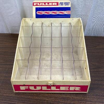 Lot# 13 Vintage Fuller Drill Display Organizer 30 Compartments Tools Counter Display