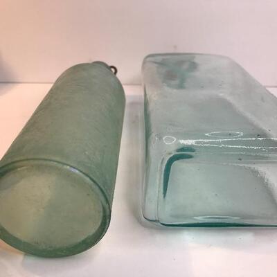 Lot 226: Kilmers Swamp Root Bottle, Irridescent Green Blob top and More