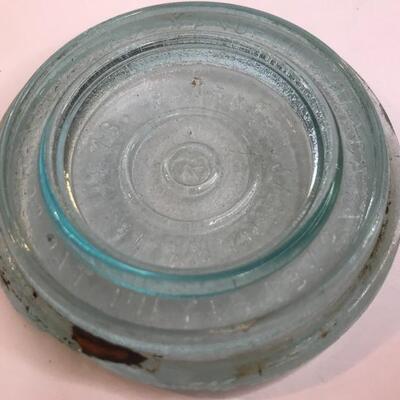 Lot 228A:  Antique Jars (Drey Mason, Schuster Soda, Easy Vacuum, Mason)