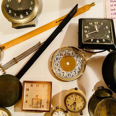 Lot 232: Ships Clock, Clock Parts and More