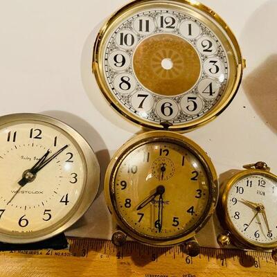 Lot 232: Ships Clock, Clock Parts and More