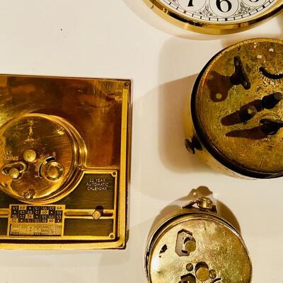 Lot 232: Ships Clock, Clock Parts and More