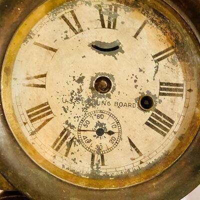 Lot 232: Ships Clock, Clock Parts and More