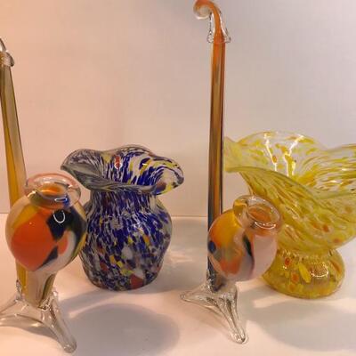 Lot 229:  Hand Blown Glass