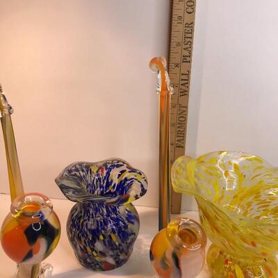 Lot 229:  Hand Blown Glass