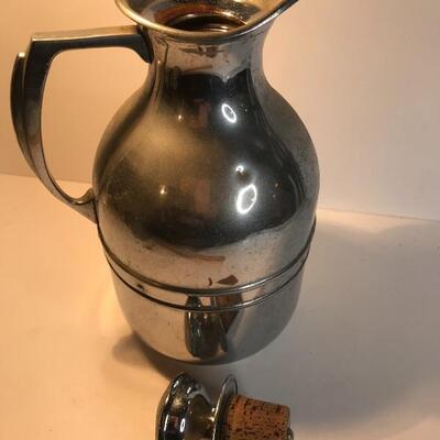 Lot 233: Tin handled Antique Small Bottles and Pitcher