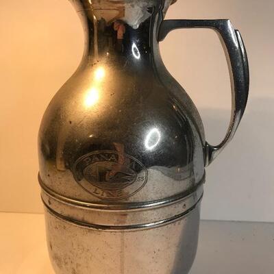 Lot 233: Tin handled Antique Small Bottles and Pitcher