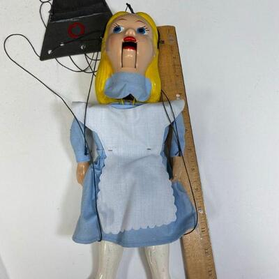 Vintage Disney Peter Puppet Playthings Alice in Wonderland Marionette YD#020-1220-00091
