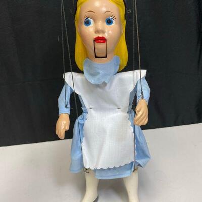 Vintage Disney Peter Puppet Playthings Alice in Wonderland Marionette YD#020-1220-00091