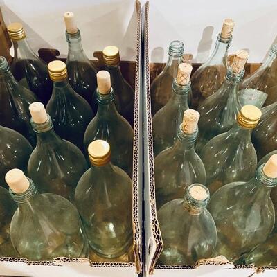 Lot 274: Vintage Crafting Wine Bottles