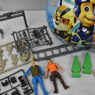 Various Kids Toys: Dinosaur, Paw Patrol Bouncy Ball, etc