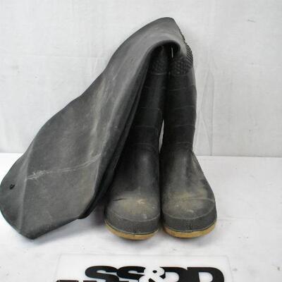 Bata Standard Steel Shank Boots Wading/Fishing Black, size 11
